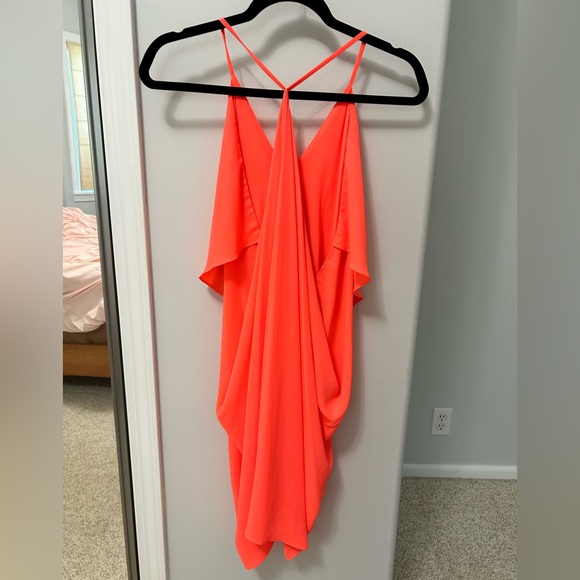 Bright Pink Flowy Dress - Picture 3 of 7